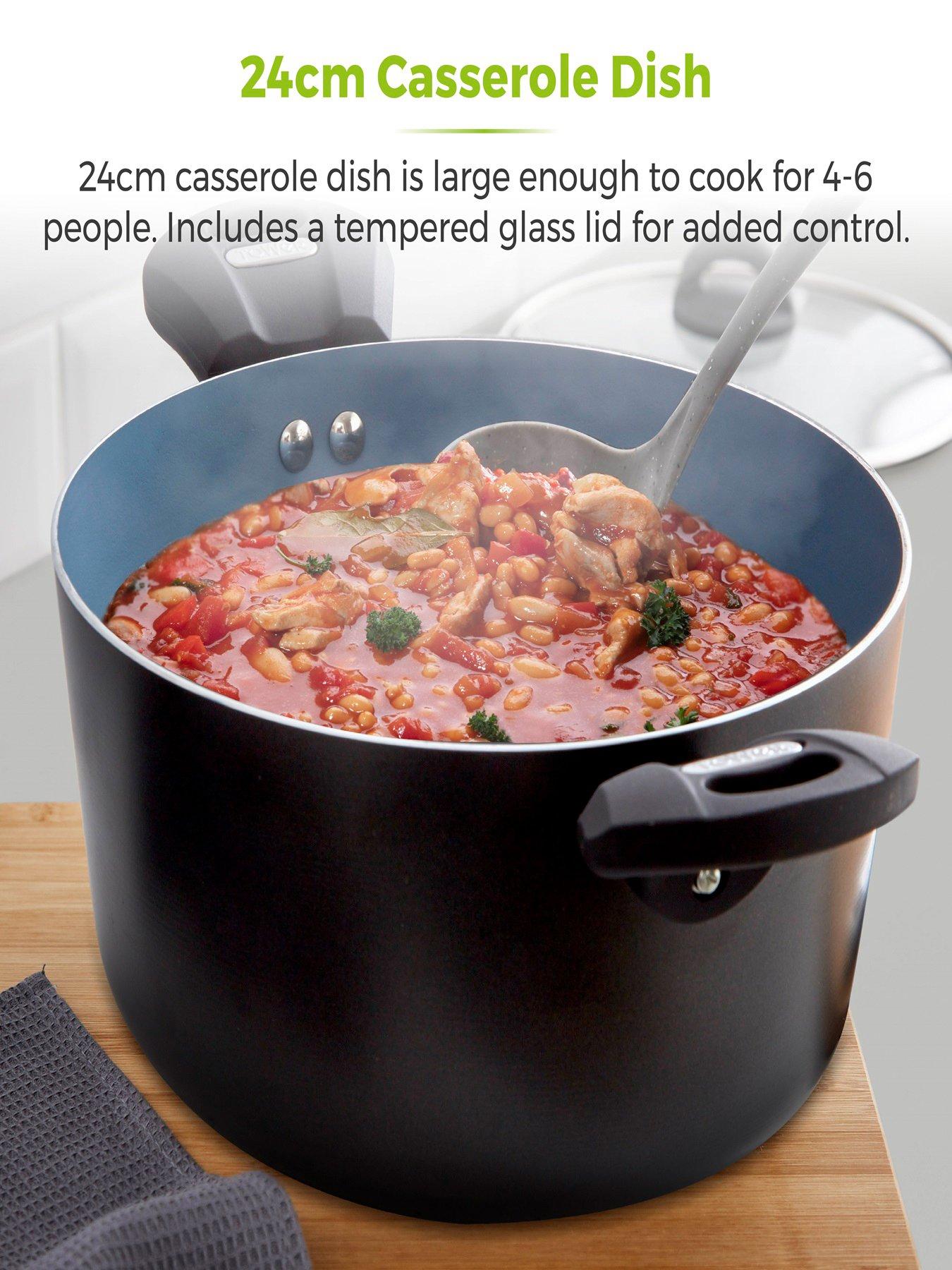  image of tower-24cm-casserole-with-ceramic