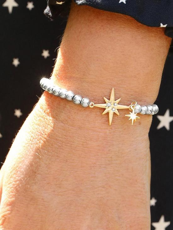 stillFront image of kate-thornton-silver-gold-north-star-friendship-bracelet