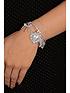 image of bibi-bijoux-silver-heart-on-fire-layered-bracelet