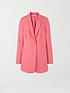  image of michelle-keegan-tailored-blazer-co-ord-pink