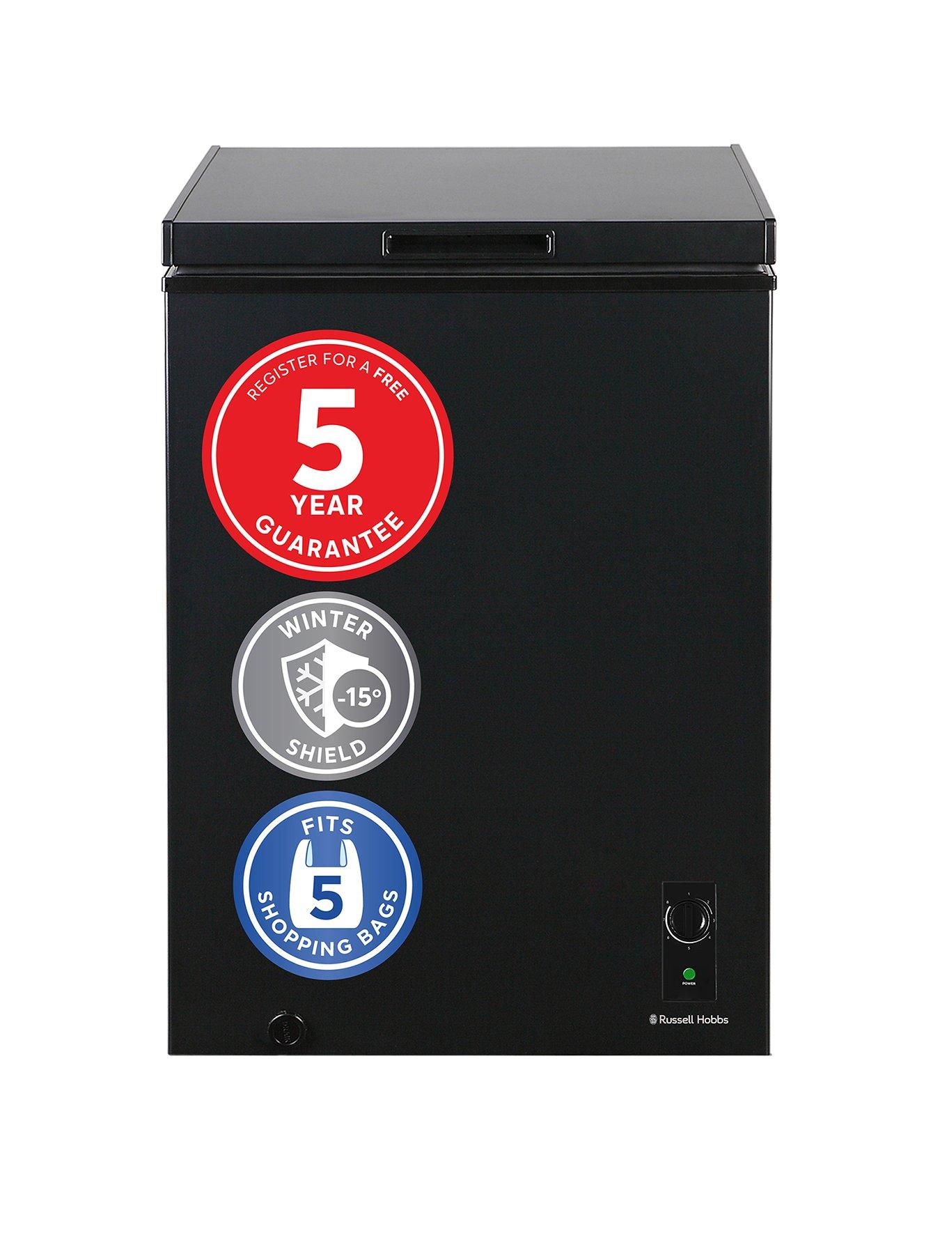 Russell Hobbs RH99CF1001B 99L Chest Freezer, Black