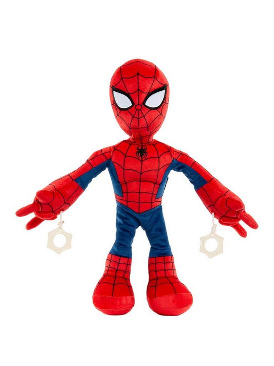 stillFront image of spiderman-marvel-city-swinging-spider-man-plush