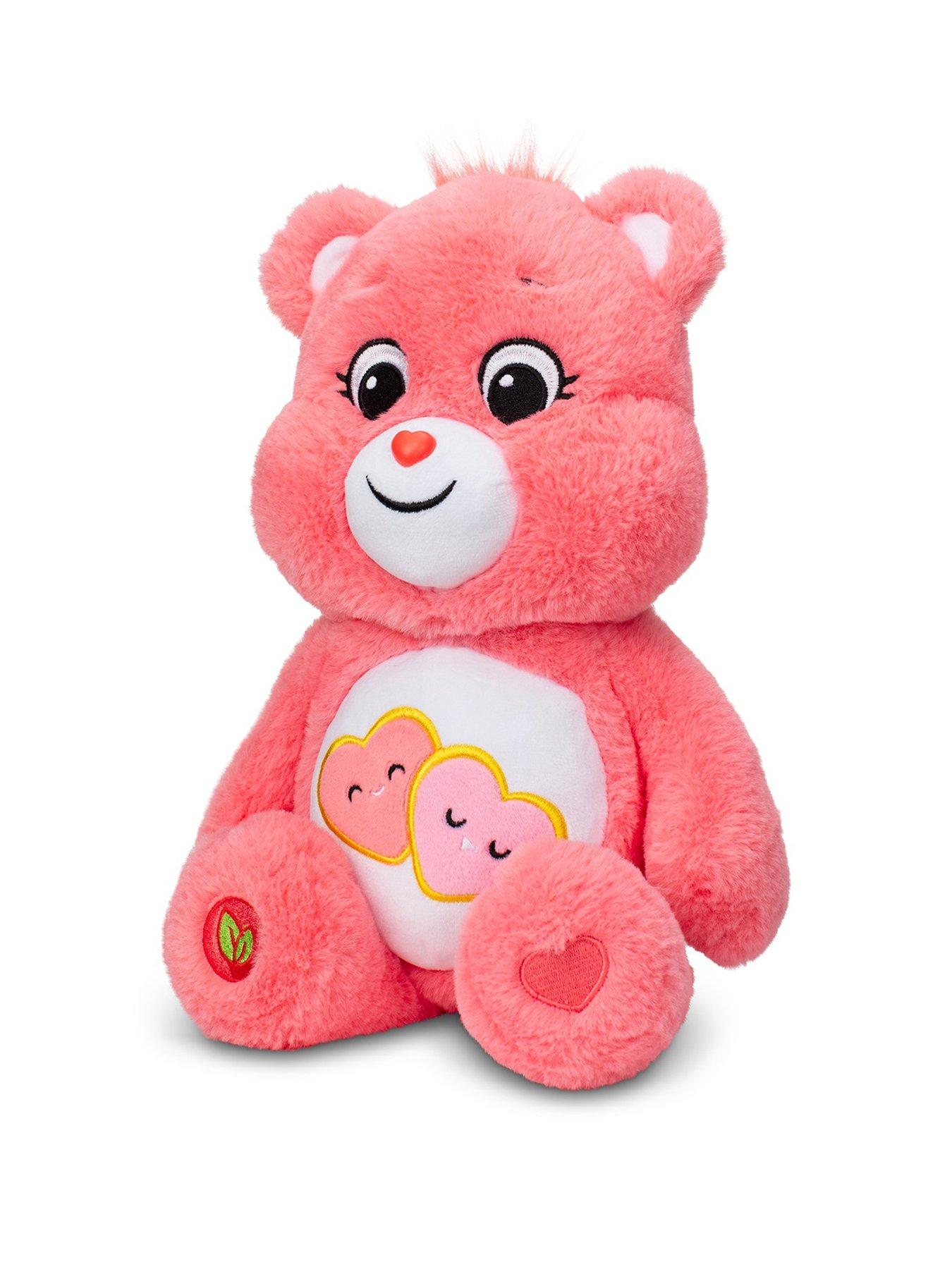  image of care-bears-14-medium-plush-love-a-lot-bear