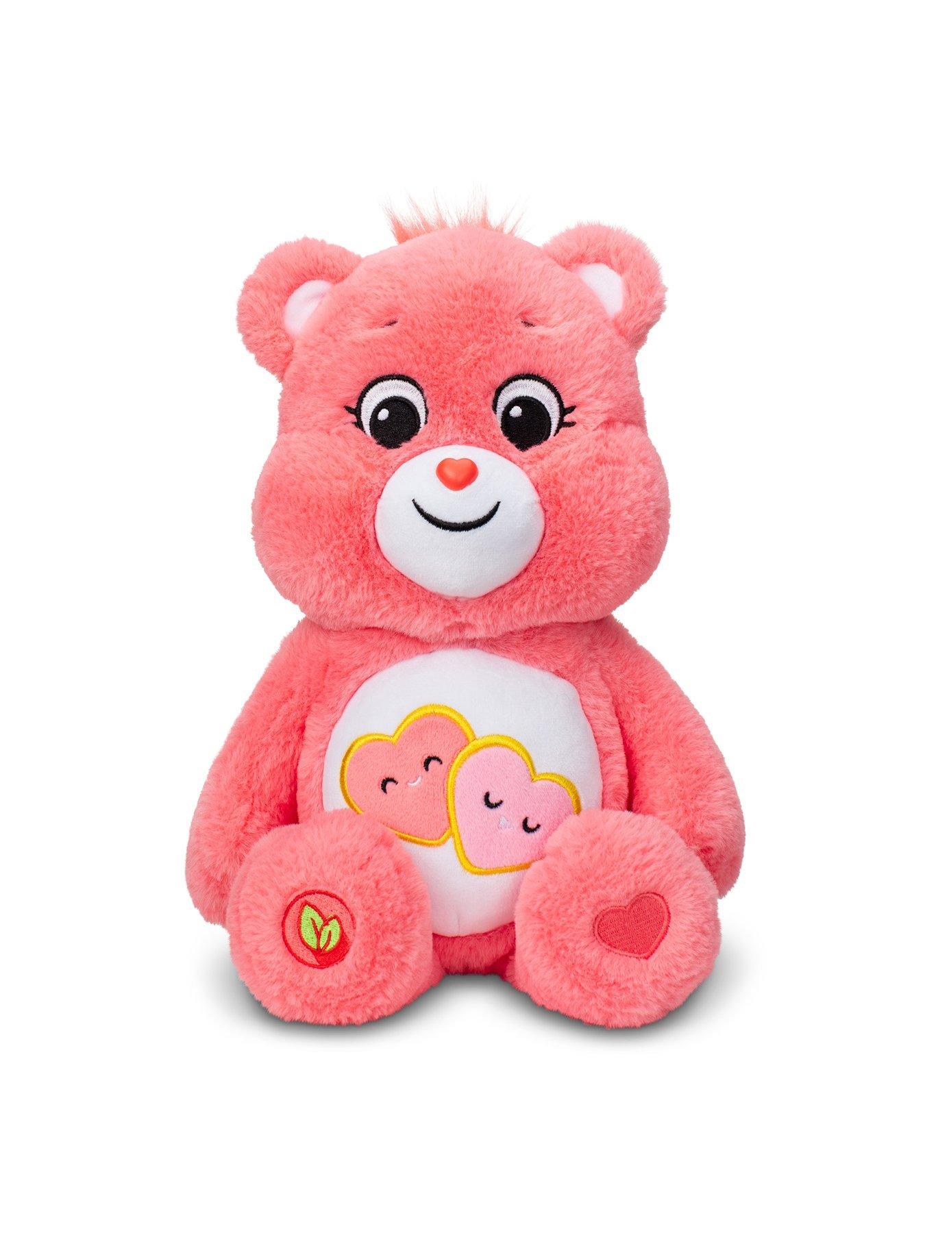  image of care-bears-14-medium-plush-love-a-lot-bear