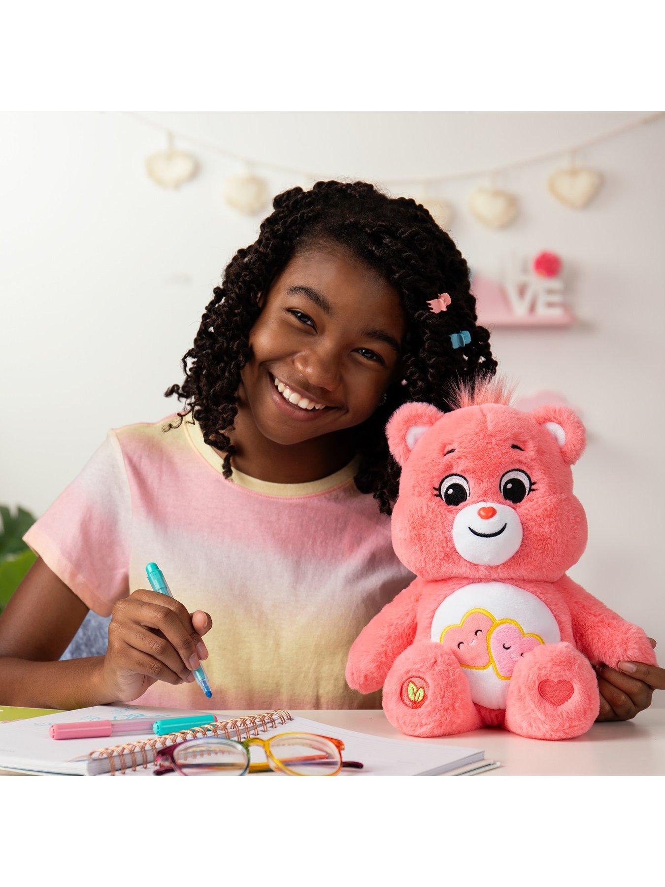  image of care-bears-14-medium-plush-love-a-lot-bear