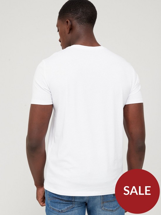 stillFront image of armani-exchange-pclassic-logo-t-shirt-ndash-whitep