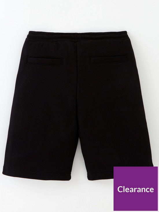 back image of diesel-boys-logo-jog-shorts-black