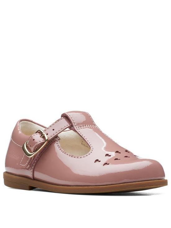 front image of clarks-toddler-drew-play-occasion-shoe-pink