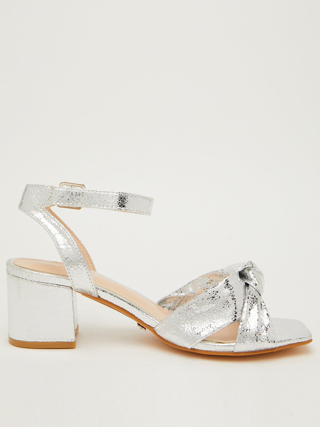 Littlewoods best sale silver sandals