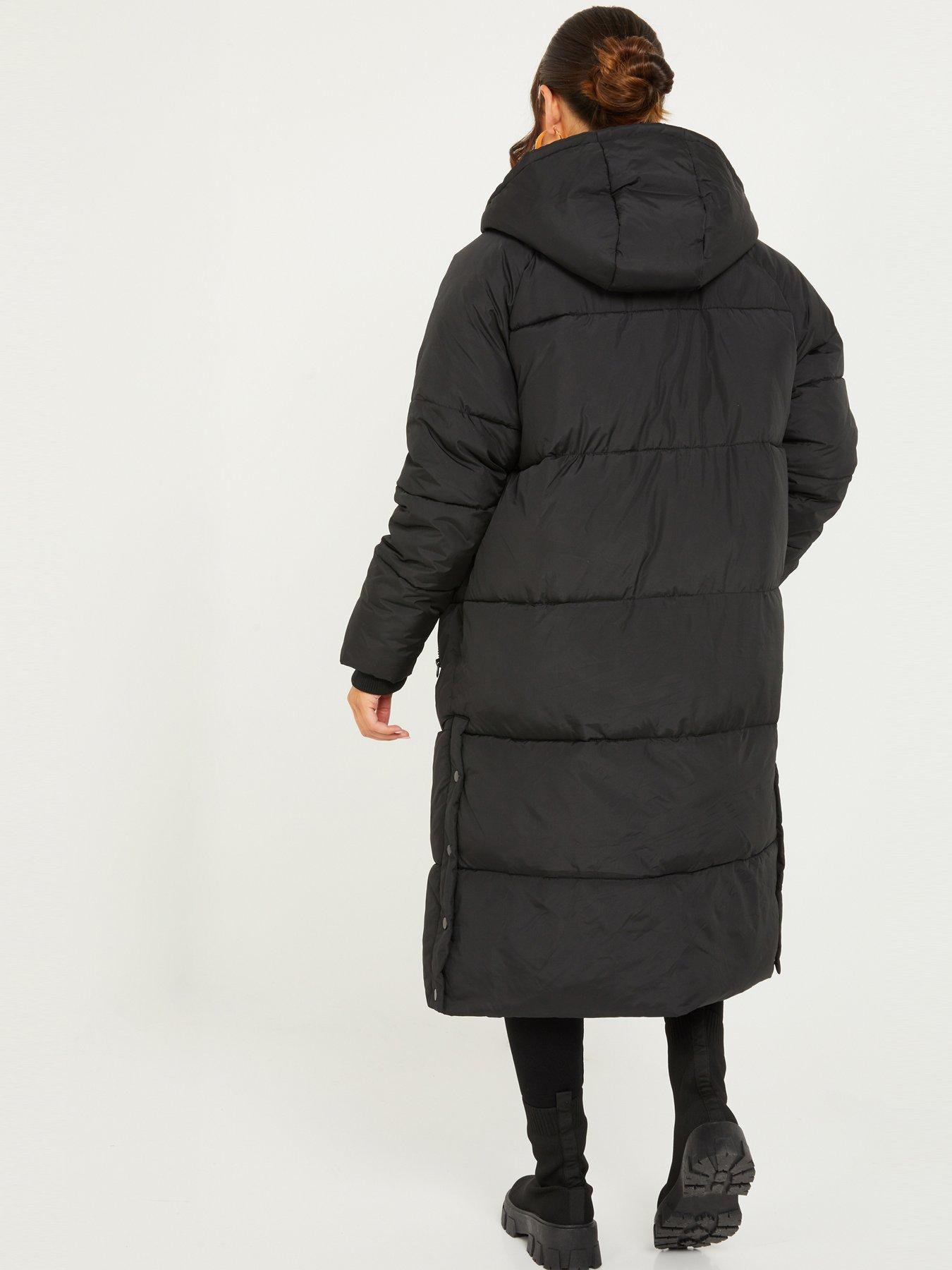 quiz long puffer coat