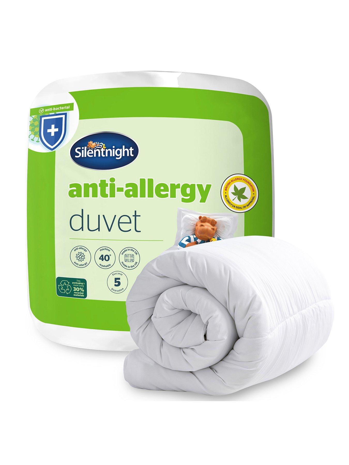 Silentnight Anti Allergy, Anti Bacterial 10.5 Tog Duvet - White
