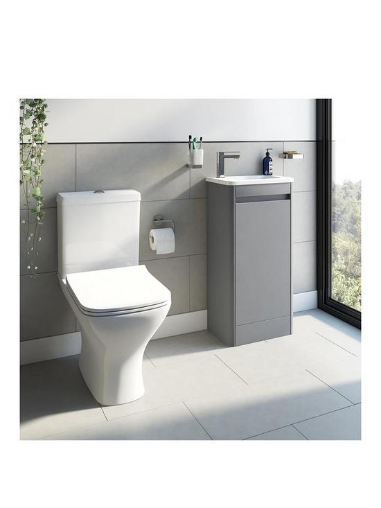 front image of mode-bathrooms-by-victoria-plum-de-gale-compact-grey-floorstanding-vanity-unit-left-hand-with-close-coupled-toilet