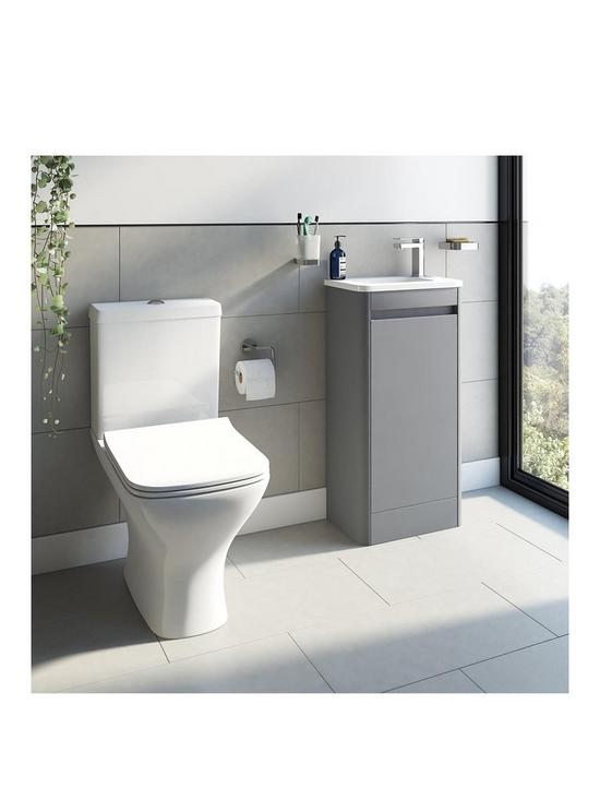 front image of mode-bathrooms-by-victoria-plum-de-gale-compact-grey-floorstanding-vanity-unit-right-hand-with-close-coupled-toilet