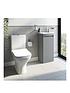  image of mode-bathrooms-by-victoria-plum-de-gale-compact-grey-floorstanding-vanity-unit-right-hand-with-close-coupled-toilet