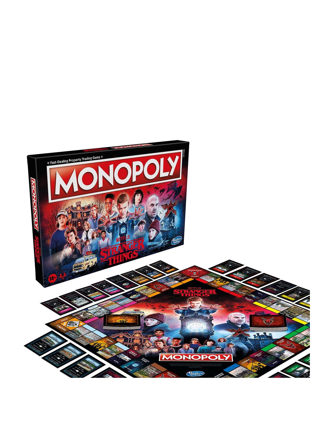 Monopoly: Netflix Stranger Things Edition Board Game for Adults and Teens  Ages 14+ 