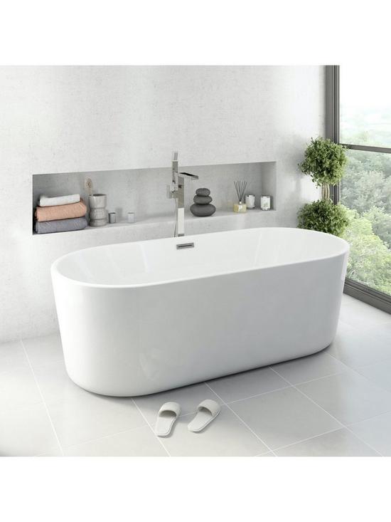 stillFront image of mode-bathrooms-by-victoria-plum-tate-contemporary-thin-edged-freestanding-bath-suite-with-close-coupled-toilet-and-basin-1500-x-700
