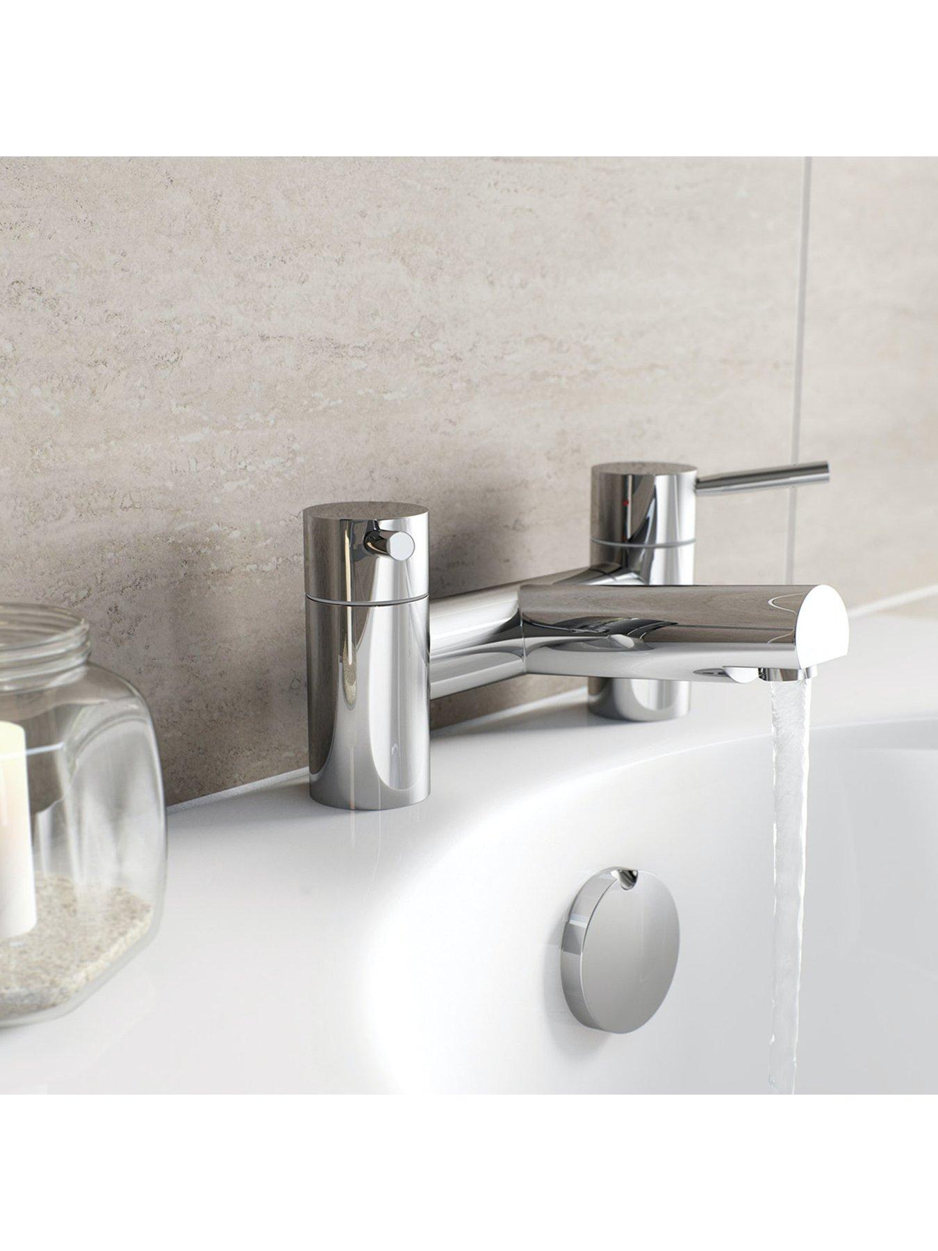  image of mode-bathrooms-by-victoria-plum-tate-back-to-wall-bath-suite-with-wall-hung-toilet-semi-pedestal-basin-and-taps-1700-x-750