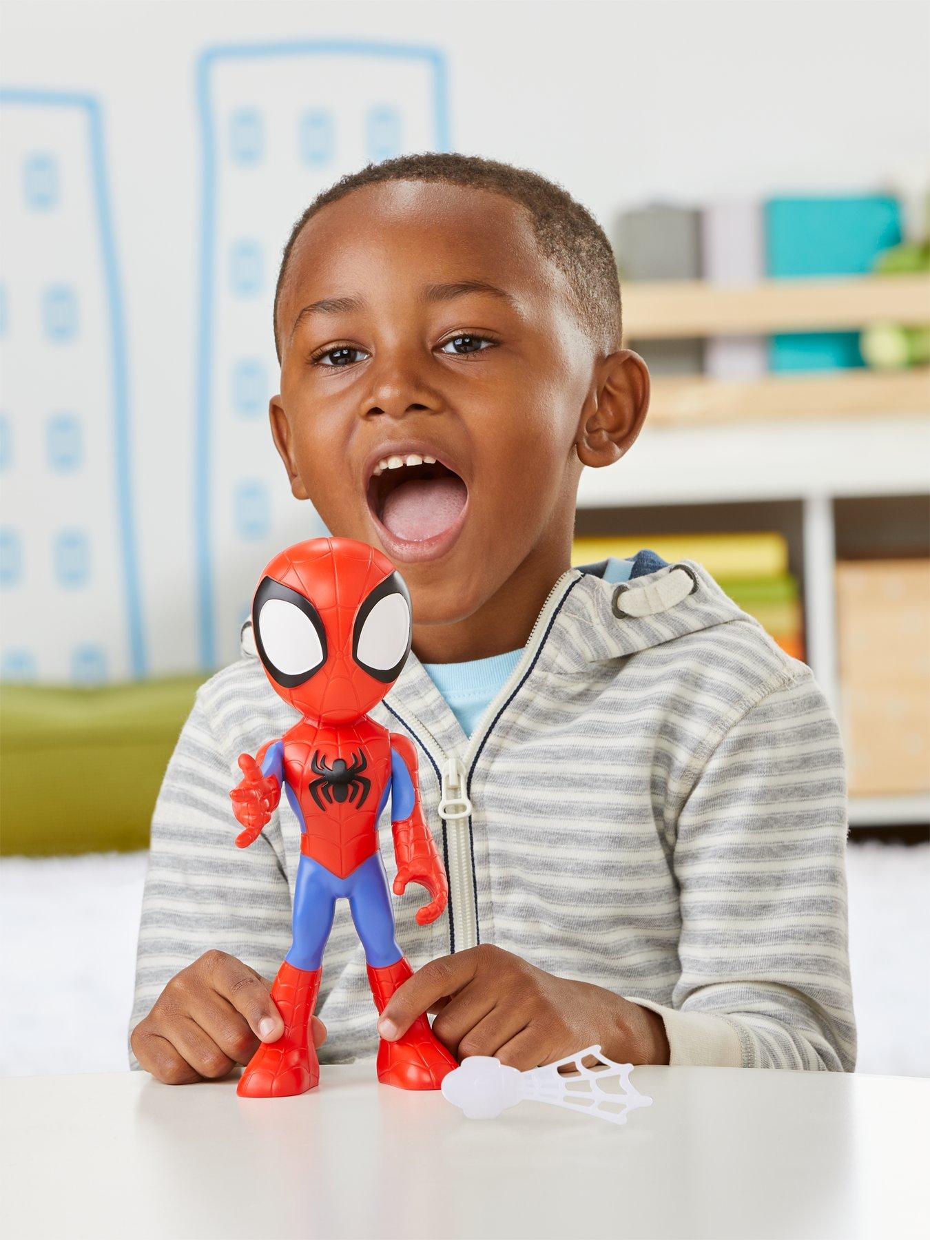 Image 4 of 8 of Spidey and His Amazing Friends Spidey and His Amazing Friends Supersized Spidey Action Figure
