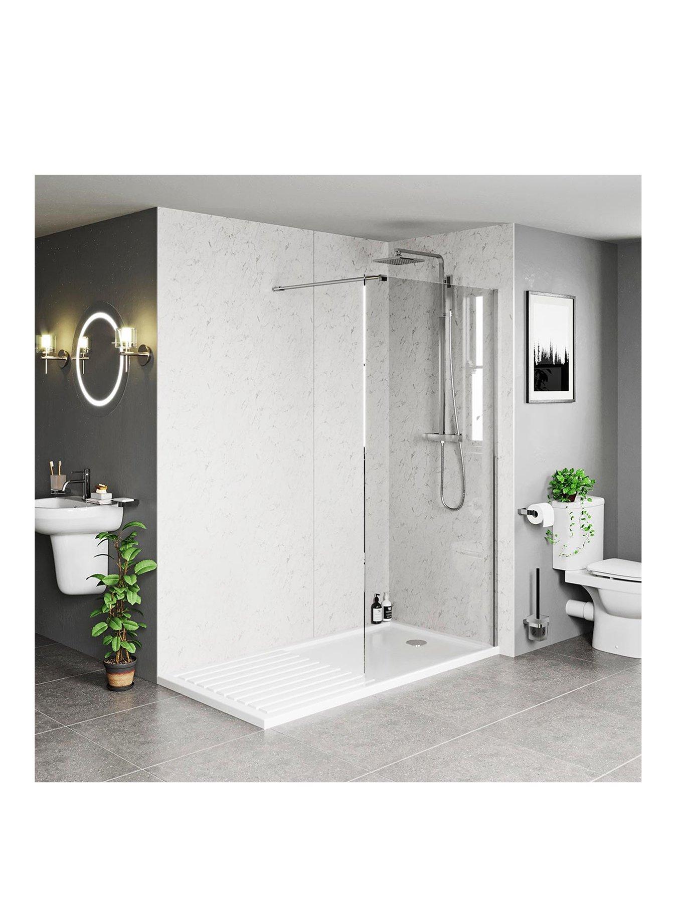 1700 x 800 shower tray with riser kit