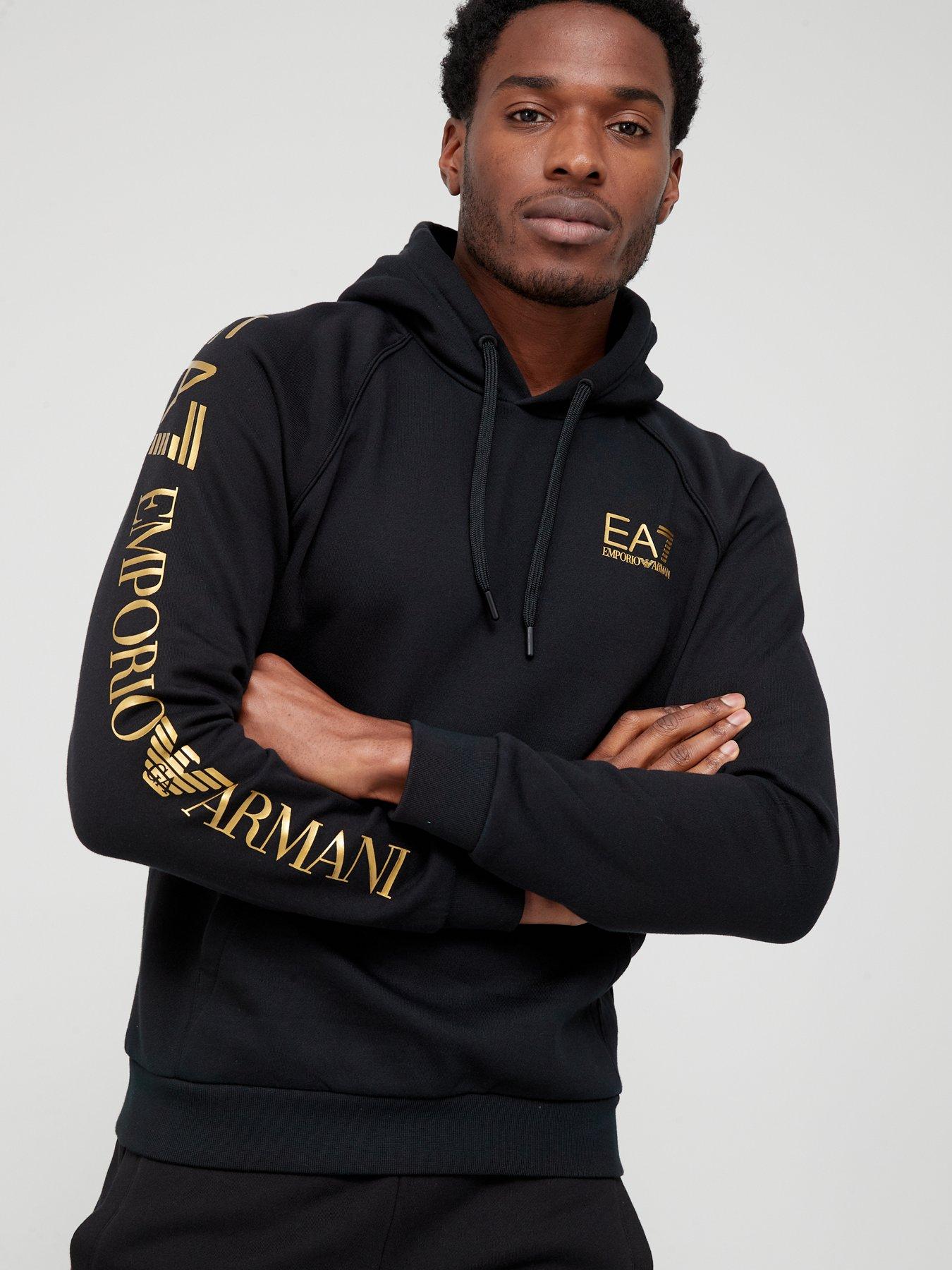 ea7 hoodie mens