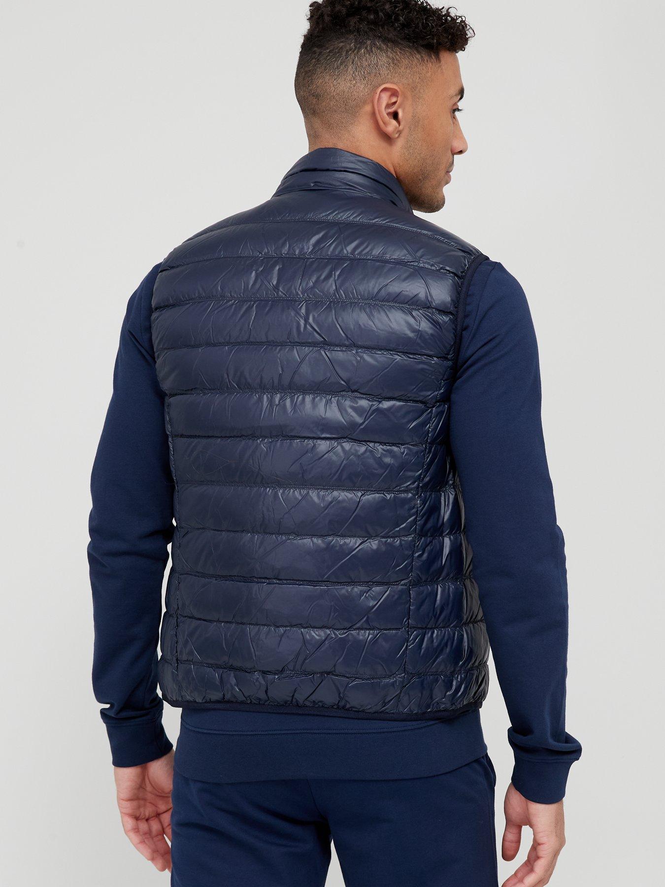 EA7 Emporio Armani Active mens standard Train Core Id Down Light Vest :  Emporio Armani: : Clothing, Shoes & Accessories