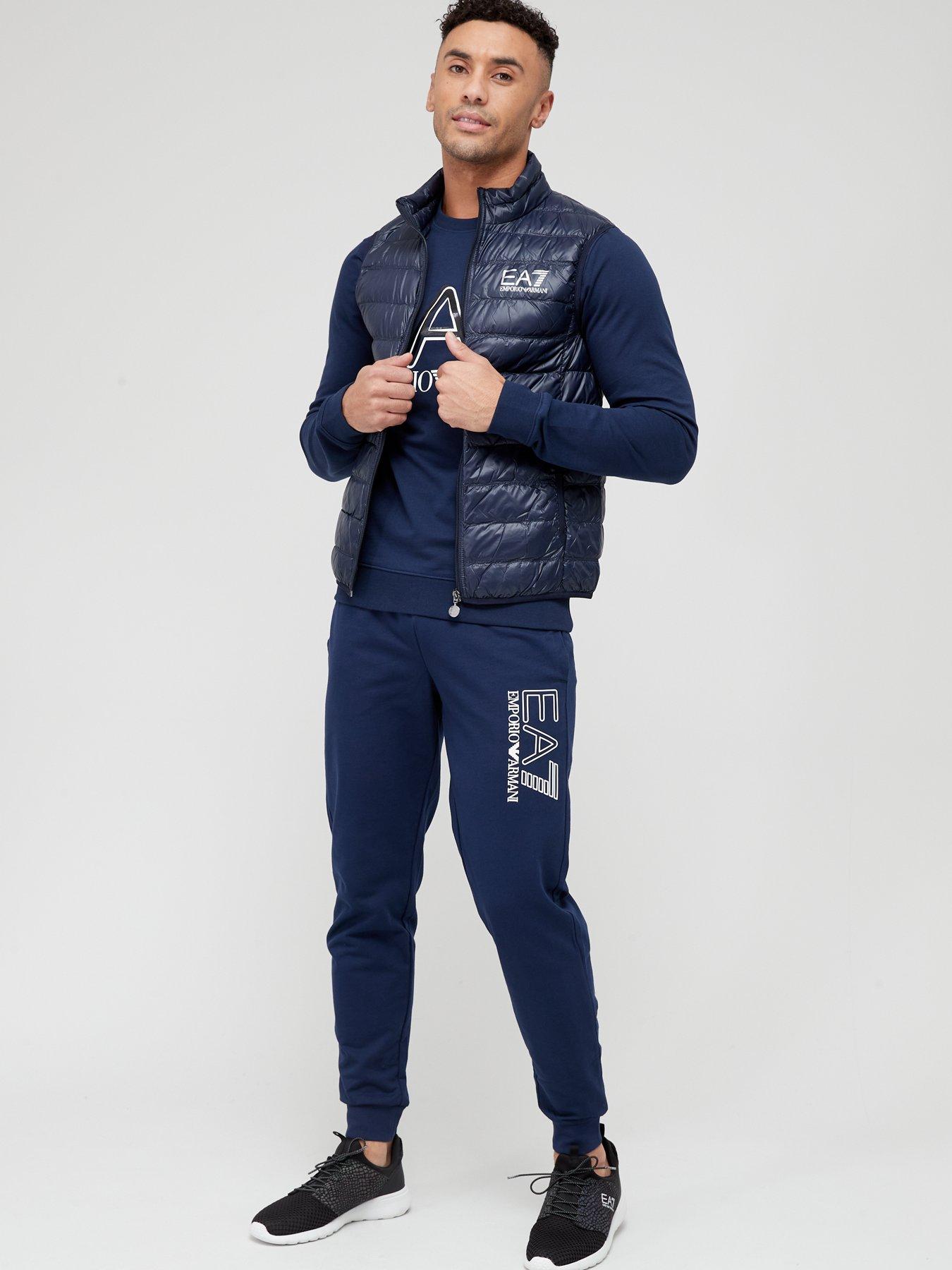 EA7 Emporio Armani Core ID Logo Padded Gilet - Navy