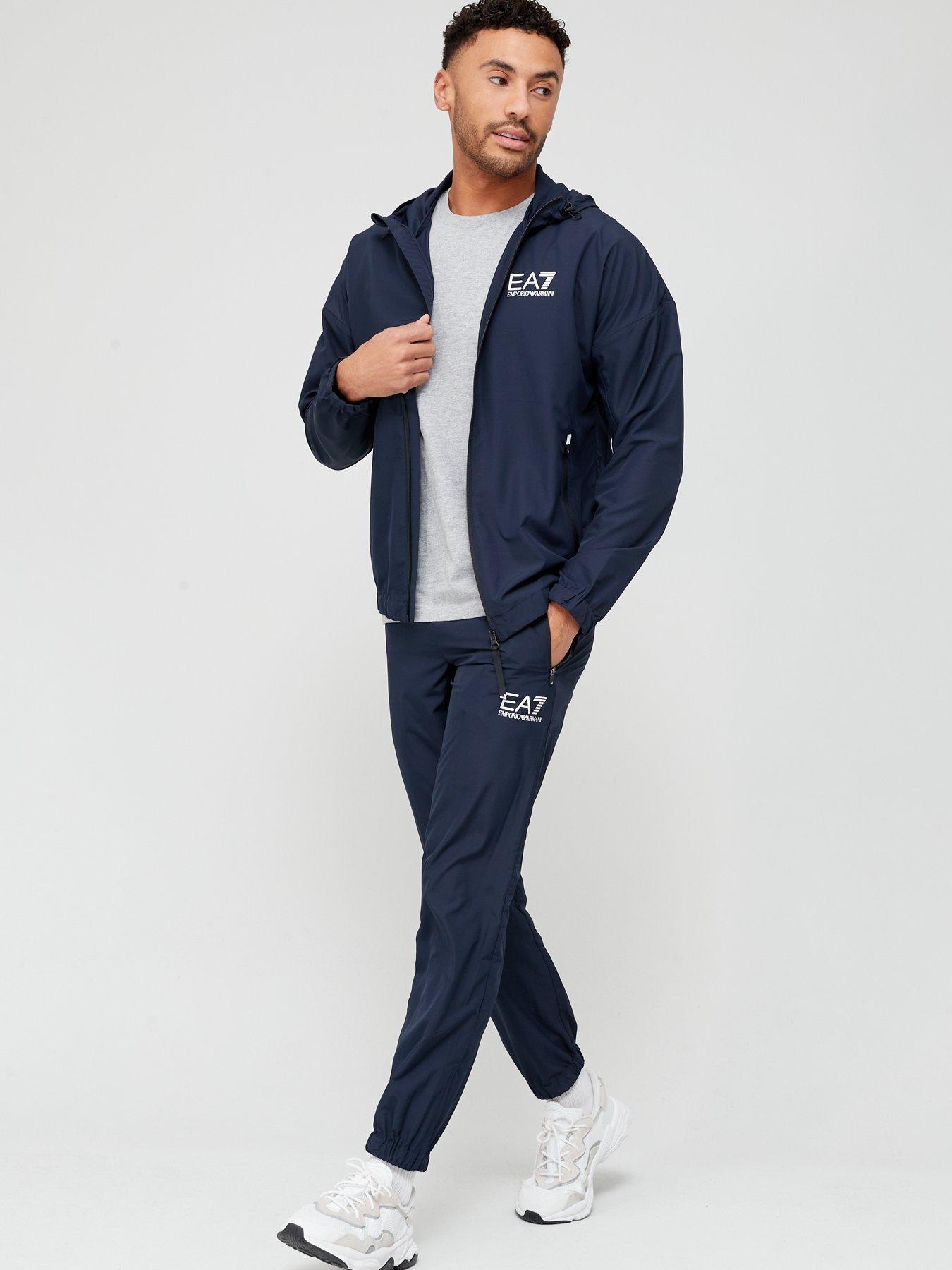 EA7 Emporio Armani Ventus Hooded Tracksuit - Navy 