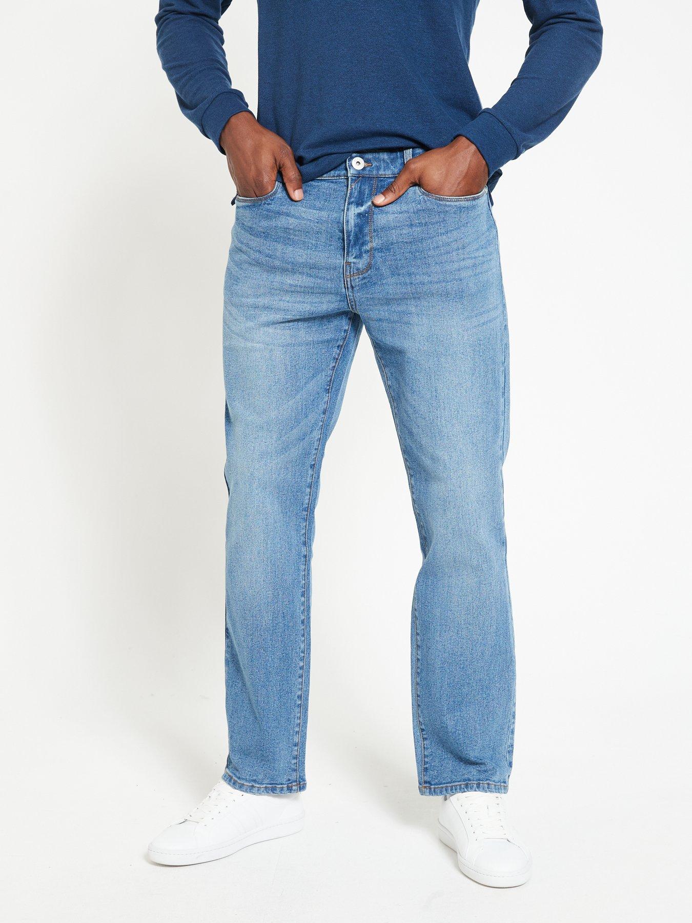 Everyday Straight Leg Jean With Stretch - Blue | littlewoods.com