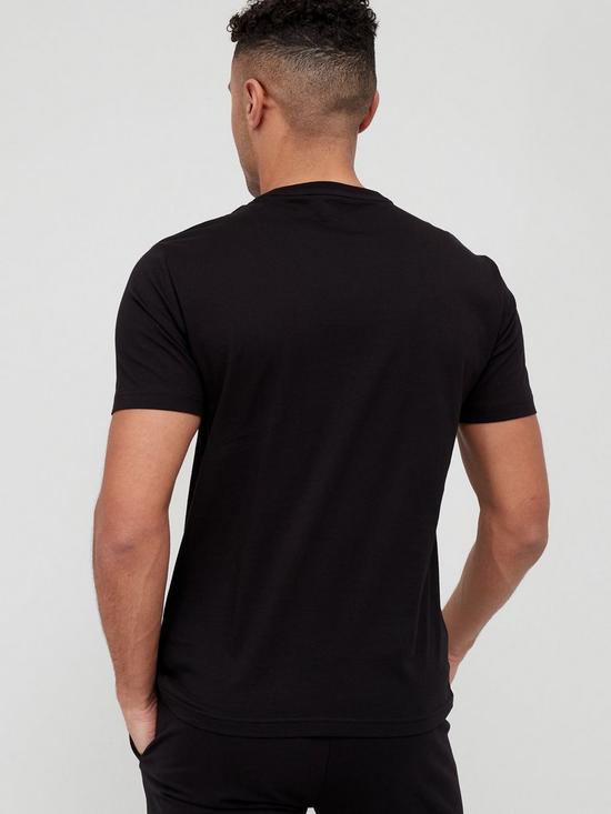 stillFront image of ea7-emporio-armani-visibility-logo-t-shirt-black