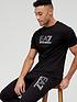  image of ea7-emporio-armani-visibility-logo-t-shirt-black