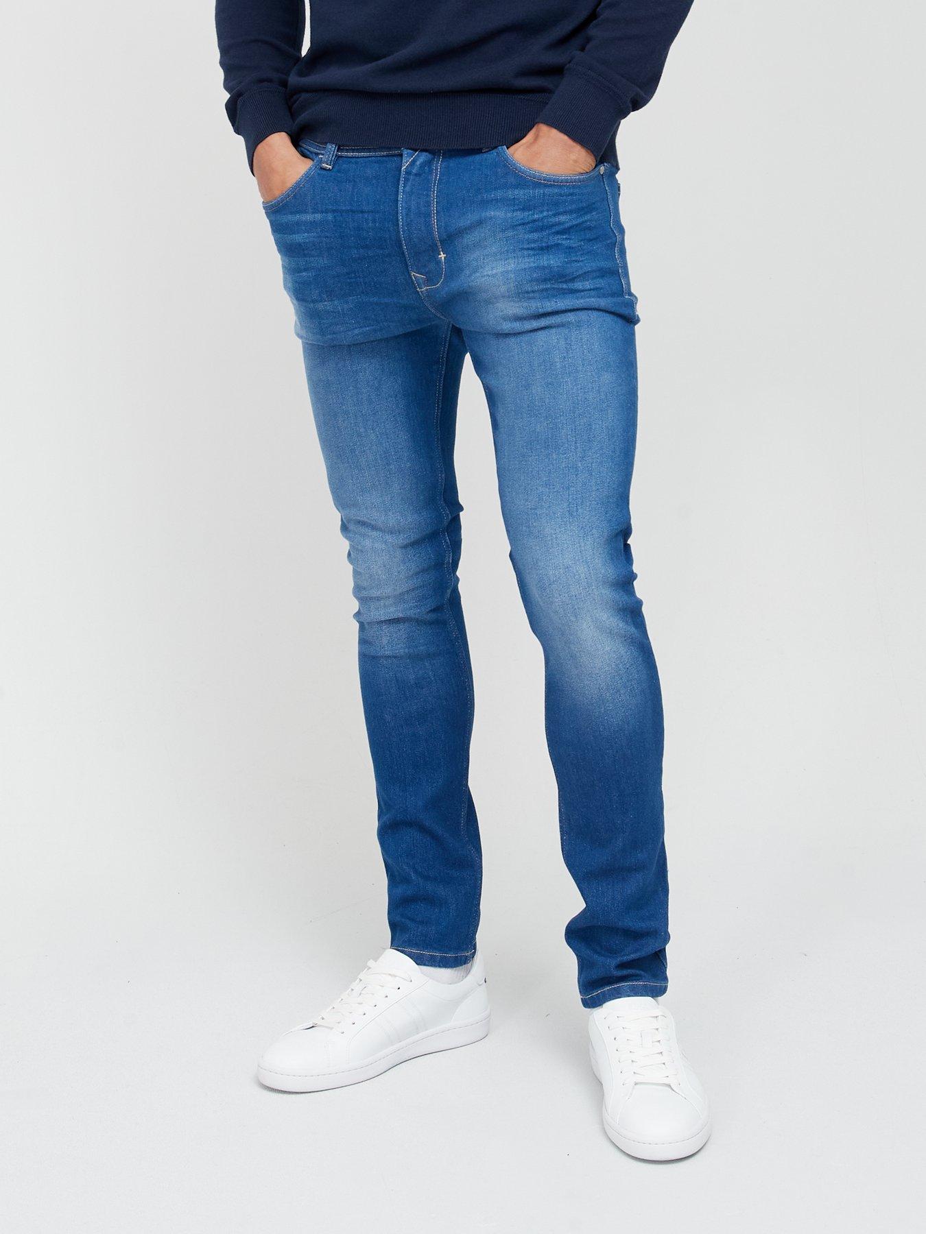 Everyday Straight Leg Jean With Stretch - Blue