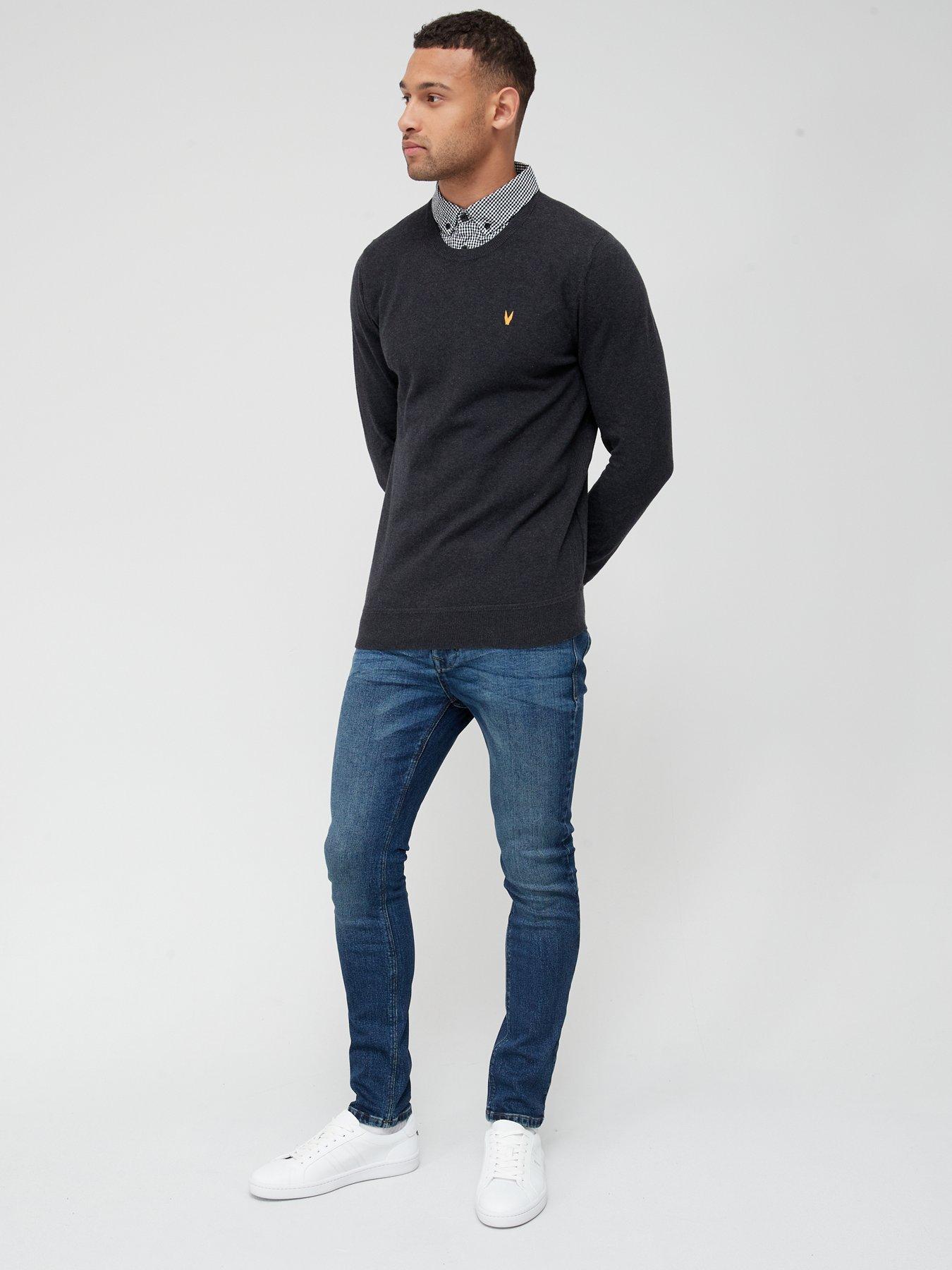  image of very-man-skinnynbspjean-with-stretch-dark-wash