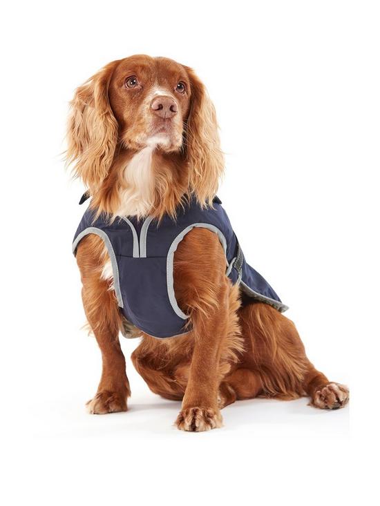 front image of barbour-monmouth-waterproof-dog-coat-extra-small