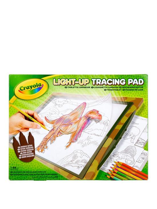 front image of crayola-exclusive-to-very-dinosaur-light-up-tracing-padnbsp