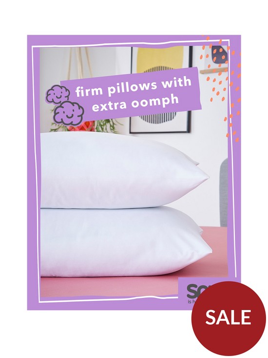 front image of snug-fantastically-firm-pillow-pair-white