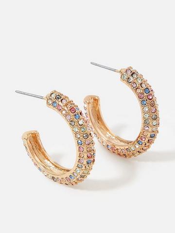 Details about Big hoop 18CT rose gold plated earrings dazzling clear white round gems gift bag Details about Big hoop 18CT rose gold plated earrings dazzling clear white round gems gift bag