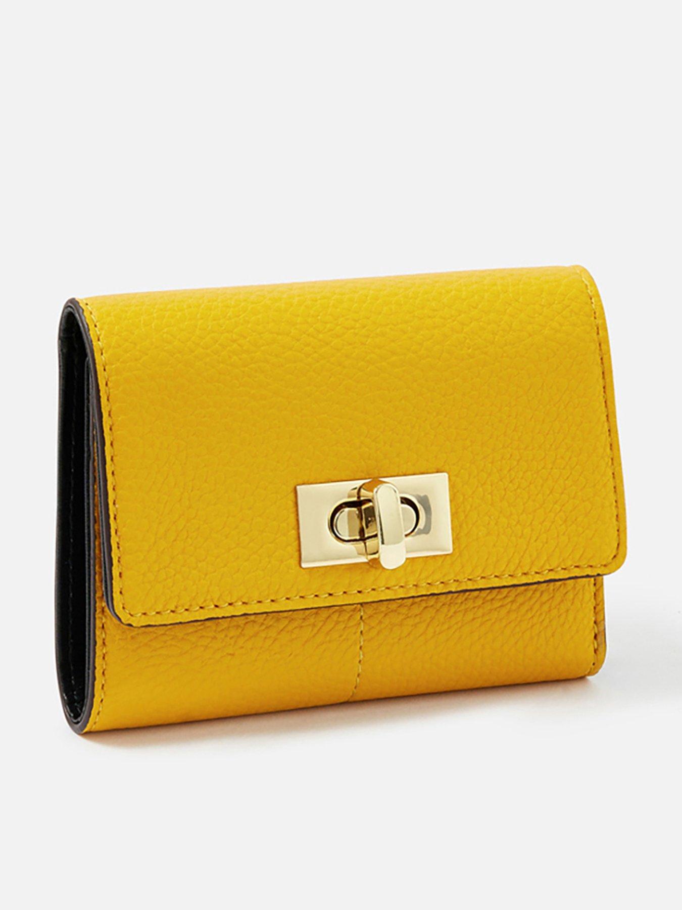 mustard colour purse