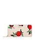  image of cath-kidston-pomegranate-continental-zip-wallet-cream