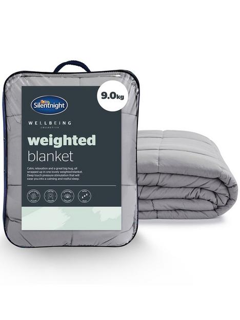 silentnight-wellbeing-adult-weighted-blanket-9kg-grey
