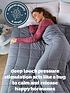  image of silentnight-wellbeing-adult-weighted-blanket-9kg-grey