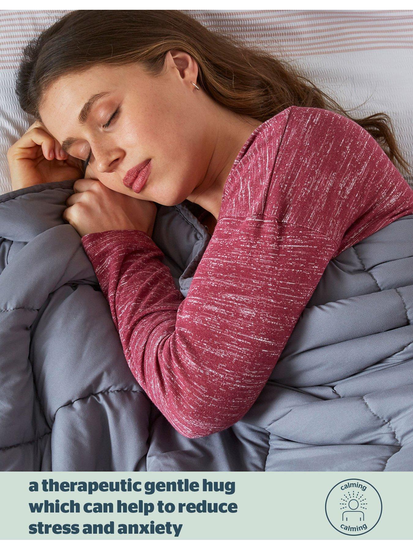 Image 3 of 7 of Silentnight Wellbeing Adult Weighted Blanket - 9kg - Grey