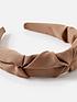  image of accessorize-caramel-ruched-alice-band