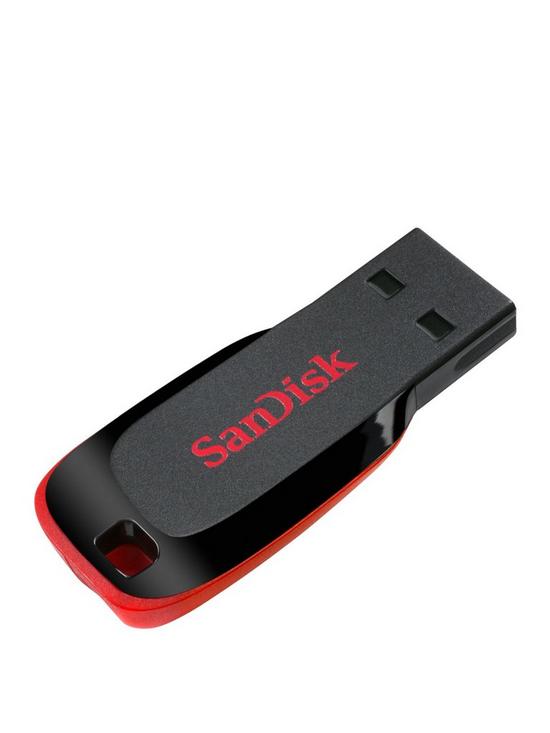 stillFront image of sandisk-128gb-cruzer-blade-usb-flash-drive