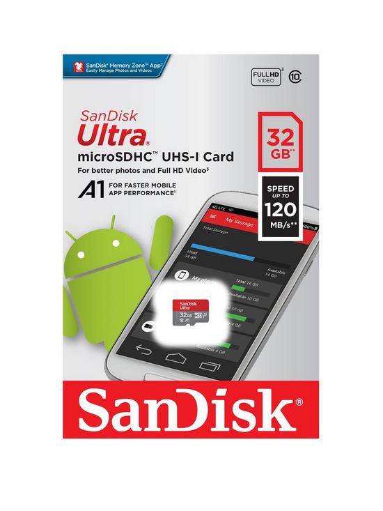 front image of sandisk-32gb-ultra-microsdhc-sd-adapter