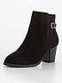  image of everyday-wide-fit-block-heel-ankle-boot-black