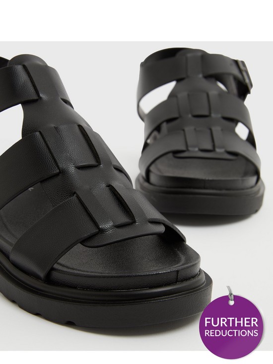 outfit image of new-look-garcelle-black-pu-chunky-sandals