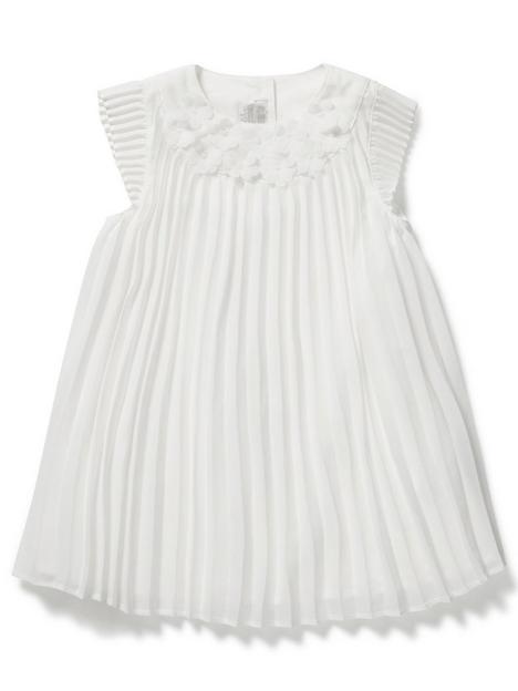 mamas-papas-baby-girls-pleat-dress-off-white