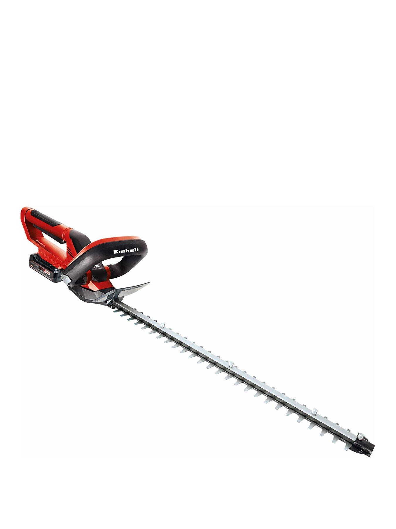 Cordless handheld hedge trimmer hot sale