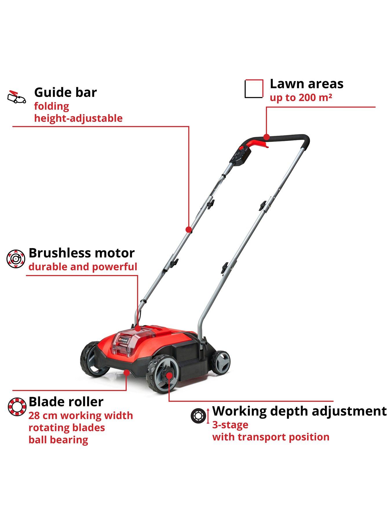  image of einhell-pxc-28cm-cordless-scarifier-ge-sc-1828-li-solo-18v-without-battery