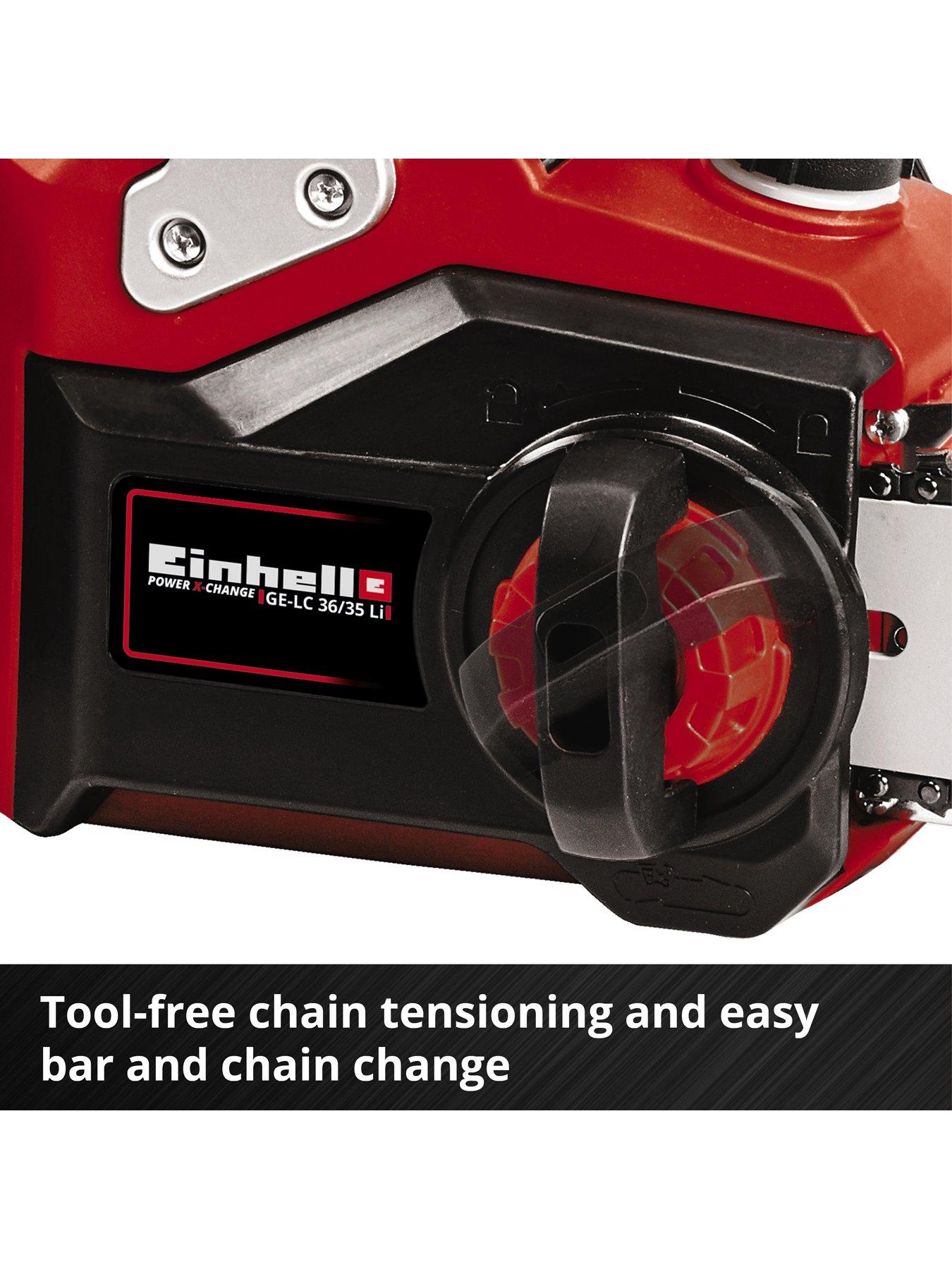  image of einhell-pxc-35cm-cordless-chainsaw-ge-lc-3635-li-solo-36v-without-batteries